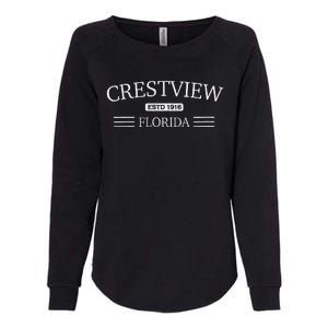 Crestview Florida FL ESTD.1916 Womens California Wash Sweatshirt