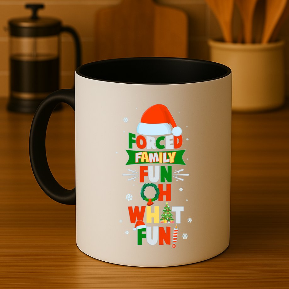 Christmas Forced Family Fun Oh What Fun Mug