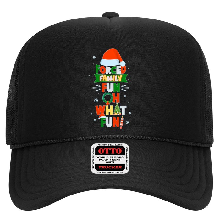 Christmas Forced Family Fun Oh What Fun Trucker Hat