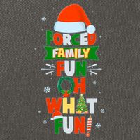 Christmas Forced Family Fun Oh What Fun Cotton Canvas Backpack