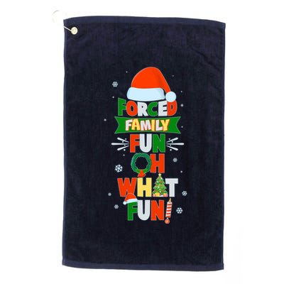 Christmas Forced Family Fun Oh What Fun Golf Towel