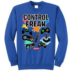 Control Freak Funny Gift Video Game Gamer Fun Gift Sweatshirt