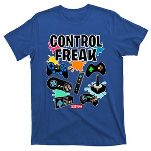 Control Freak Funny Gift Video Game Gamer Fun Gift T-Shirt