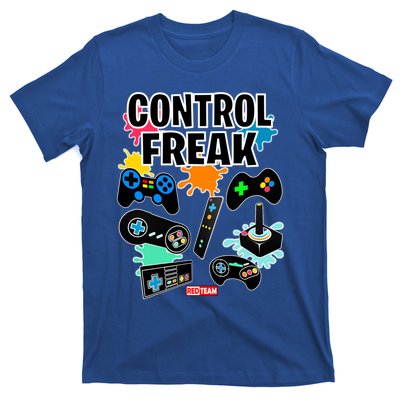 Control Freak Funny Gift Video Game Gamer Fun Gift T-Shirt