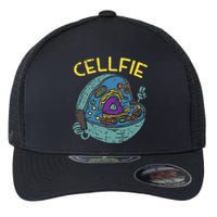 Cell Fie Funny Science Biology Teacher Flexfit Unipanel Trucker Cap