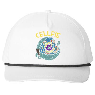 Cell Fie Funny Science Biology Teacher Snapback Five-Panel Rope Hat