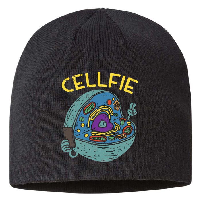 Cell Fie Funny Science Biology Teacher Sustainable Beanie