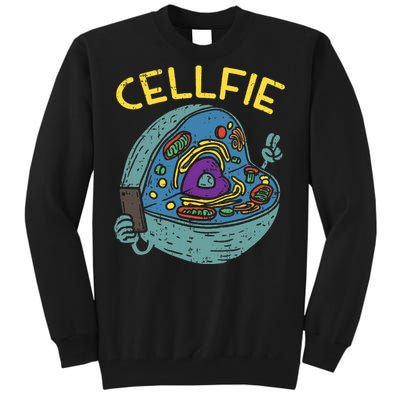 Cell Fie Funny Science Biology Teacher Tall Sweatshirt