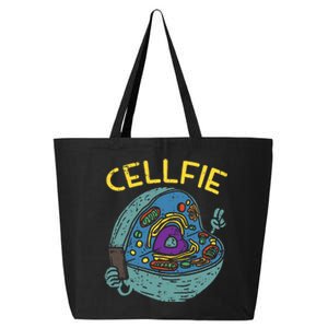 Cell Fie Funny Science Biology Teacher 25L Jumbo Tote