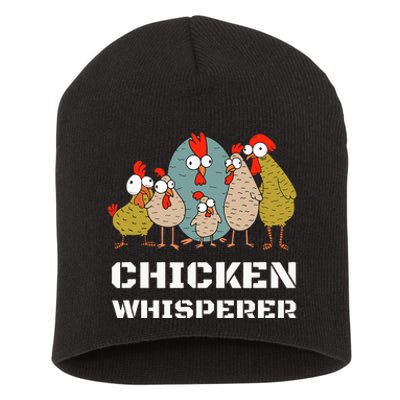 Chickens For Farmers Chicken Keepers & Chicken Whisperer Short Acrylic Beanie