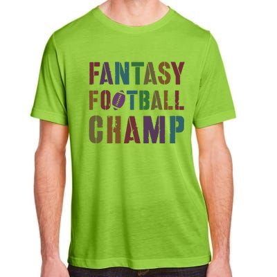 Cute Fantasy Football Champ Legend Husband Dad King Drafting Adult ChromaSoft Performance T-Shirt