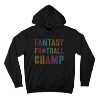 Cute Fantasy Football Champ Legend Husband Dad King Drafting Hoodie