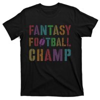 Cute Fantasy Football Champ Legend Husband Dad King Drafting T-Shirt