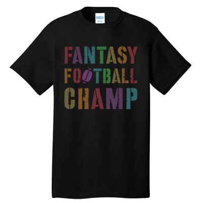 Cute Fantasy Football Champ Legend Husband Dad King Drafting Tall T-Shirt