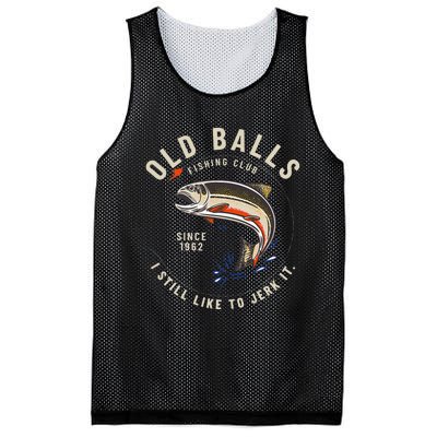 Cute Funny Fishing Pun 60th Birthday For Dad Who Loves To Fish Mesh Reversible Basketball Jersey Tank