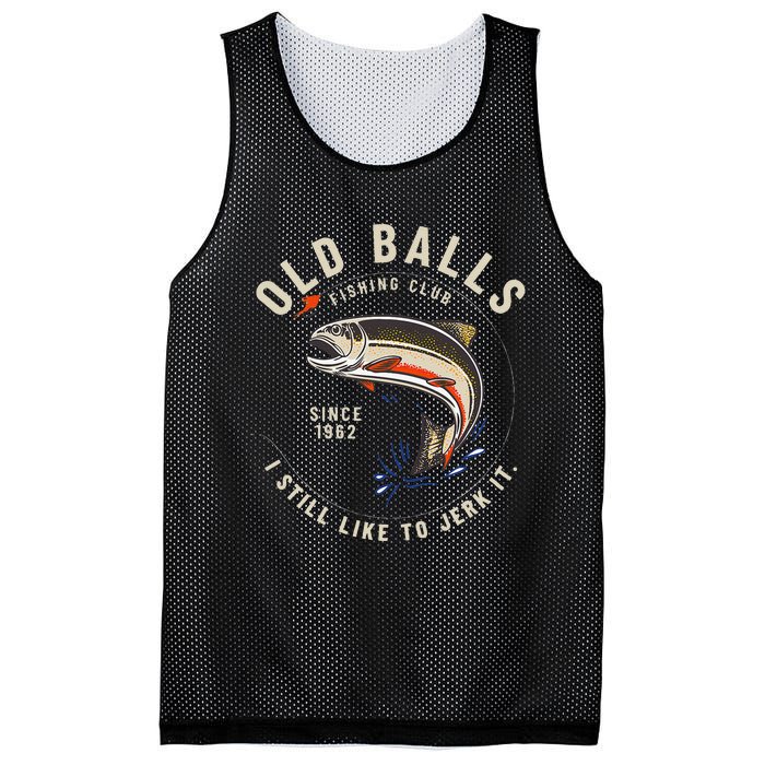 Cute Funny Fishing Pun 60th Birthday For Dad Who Loves To Fish Mesh Reversible Basketball Jersey Tank