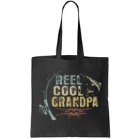 Cute Funny Fishing Vintage Reel Cool Grandpa Tote Bag