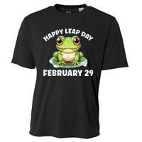 Cute Frog February 29th Leap Day 2024 Cooling Performance Crew T-Shirt