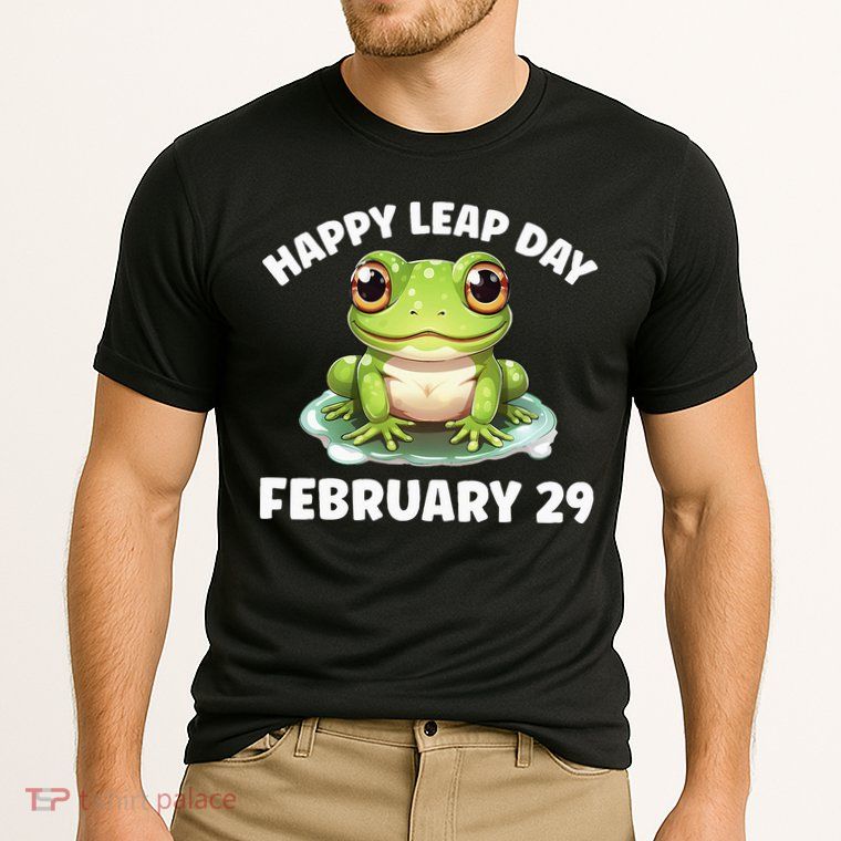 Cute Frog February 29th Leap Day 2024 Performance Shirt