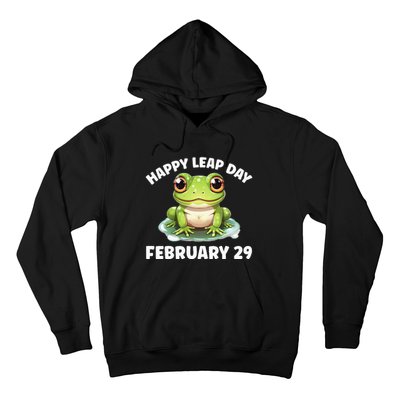 Cute Frog February 29th Leap Day 2024 Hoodie