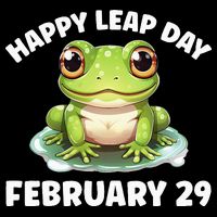 Cute Frog February 29th Leap Day 2024 Sweatshirt