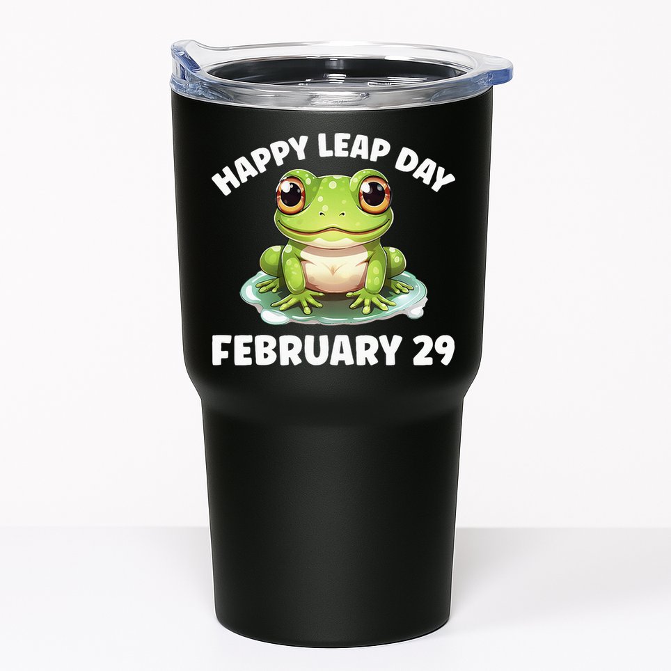 Cute Frog February 29th Leap Day 2024 Tumbler