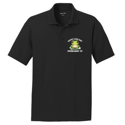 Cute Frog February 29th Leap Day 2024 PosiCharge RacerMesh Polo