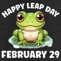 Cute Frog February 29th Leap Day 2024 Hat