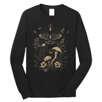 Cute Fairycore Floral Moth Aesthetic Long Sleeve Shirt