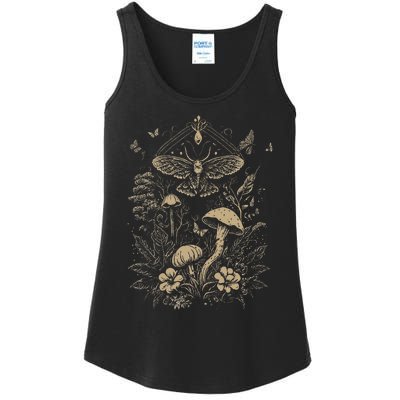 Cute Fairycore Floral Moth Aesthetic Ladies Essential Tank