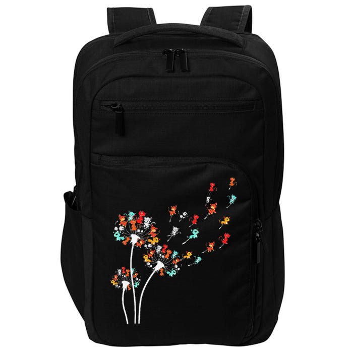 Cats Flower Fly Dandelion Impact Tech Backpack