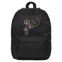 Cats Flower Fly Dandelion 16 in Basic Backpack