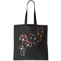 Cats Flower Fly Dandelion Tote Bag