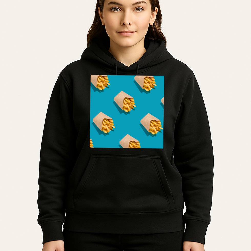 Cute Funny French Fry Fries Pastern Hoodie