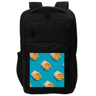 Cute Funny French Fry Fries Pastern Impact Tech Backpack
