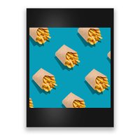 Cute Funny French Fry Fries Pastern Poster