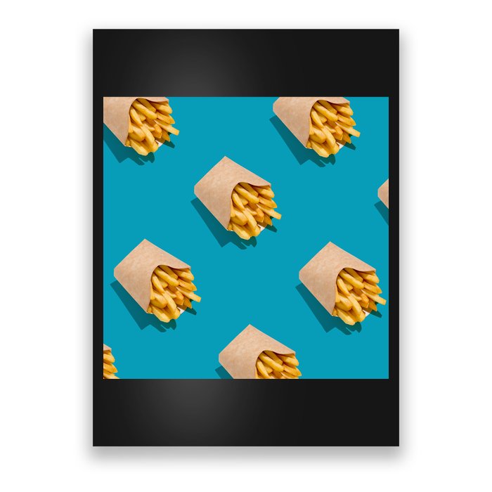 Cute Funny French Fry Fries Pastern Poster