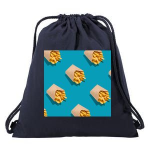 Cute Funny French Fry Fries Pastern Drawstring Bag