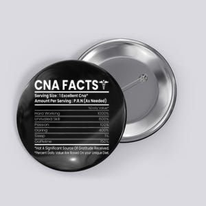 CNA Facts Funny Certified Nurse Assistant CNA Button