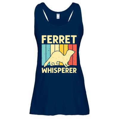 Cool Ferret For Men Women Animal Lover Ferret Owner Rodent Ladies Essential Flowy Tank