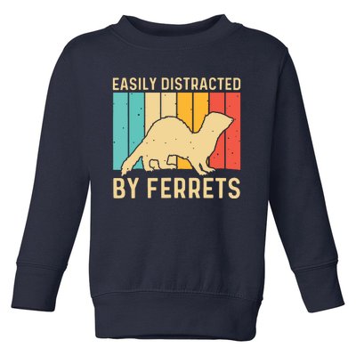 Cool Ferret For Men Women Animal Lover Ferret Owner Rodent Toddler Sweatshirt