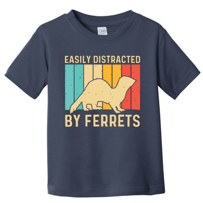 Cool Ferret For Men Women Animal Lover Ferret Owner Rodent Toddler T-Shirt