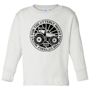 Clarksons Farm For The Utterly Mucky Black Toddler Long Sleeve Shirt