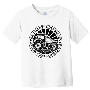 Clarksons Farm For The Utterly Mucky Black Toddler T-Shirt