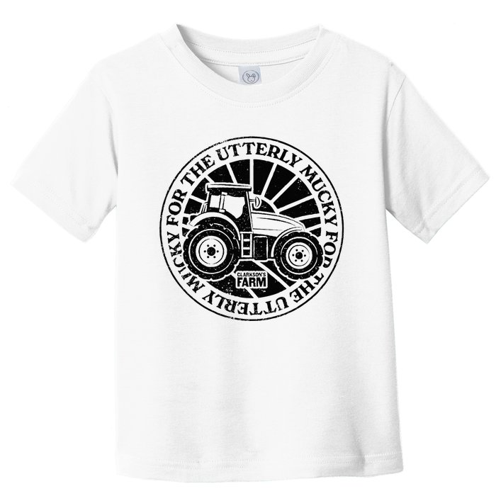 Clarksons Farm For The Utterly Mucky Black Toddler T-Shirt