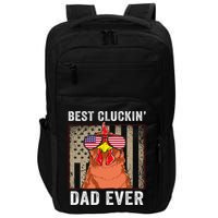 Chicken Funny Farm Best Cluckin' Dad Ever Chicken Impact Tech Backpack