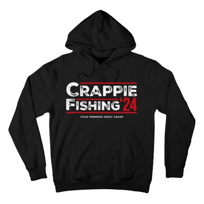 Crappie Fishing For President 2024 Funny Election Hoodie