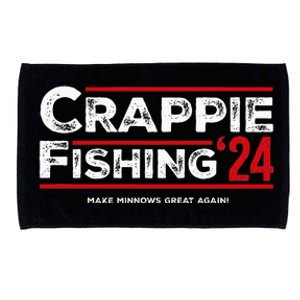 Crappie Fishing For President 2024 Funny Election Microfiber Hand Towel