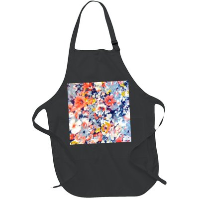 Colorful Flower Fabric Floral Pattern Apron