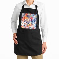 Colorful Flower Fabric Floral Pattern Apron